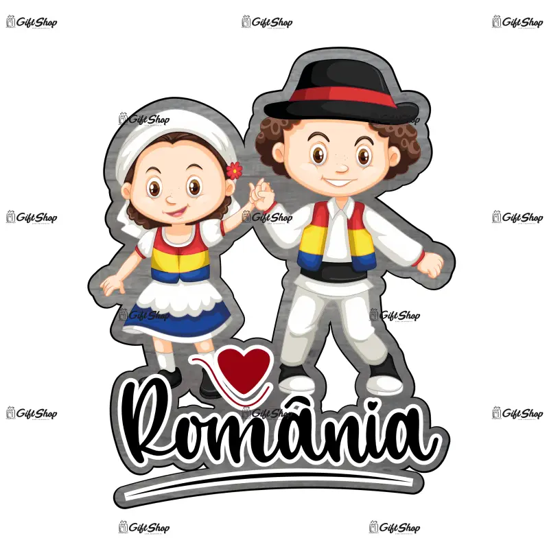 Copii port popular romania, magnet frigider mgs125